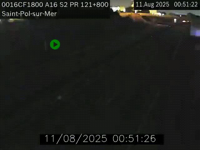 <h2>Webcam autoroute A16 à proximité de Dunkerque, à hauteur de la sortie Saint-Pol-sur-Mer. Vue orientée vers Calais</h2>