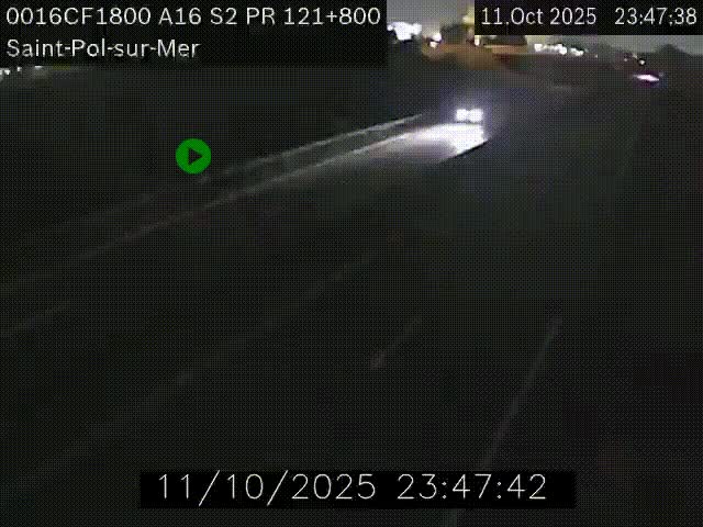 <h2>Webcam autoroute A16 à proximité de Dunkerque, à hauteur de la sortie Saint-Pol-sur-Mer. Vue orientée vers Calais</h2>