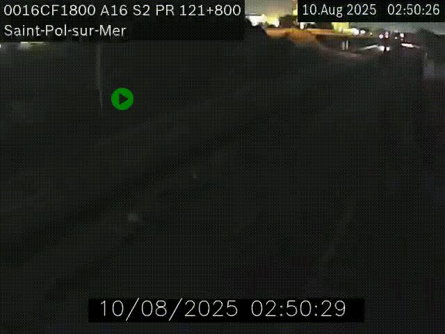 <h2>Webcam autoroute A16 à proximité de Dunkerque, à hauteur de la sortie Saint-Pol-sur-Mer. Vue orientée vers Calais</h2>