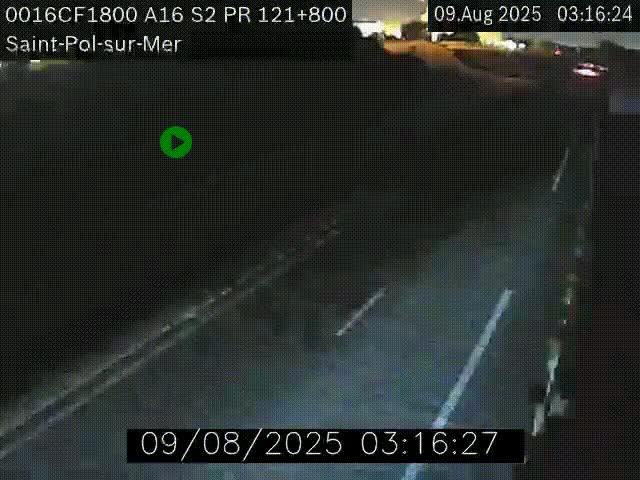 <h2>Webcam autoroute A16 à proximité de Dunkerque, à hauteur de la sortie Saint-Pol-sur-Mer. Vue orientée vers Calais</h2>