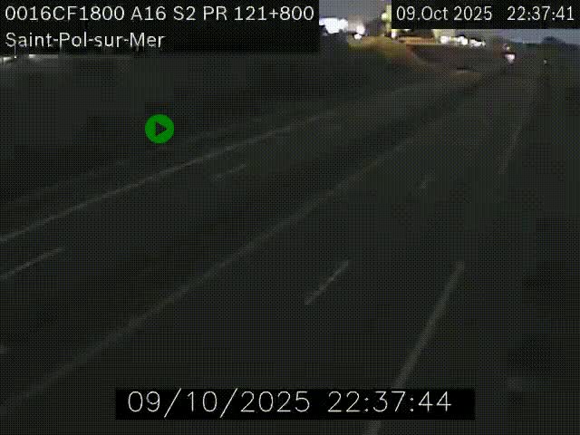 <h2>Webcam autoroute A16 à proximité de Dunkerque, à hauteur de la sortie Saint-Pol-sur-Mer. Vue orientée vers Calais</h2>