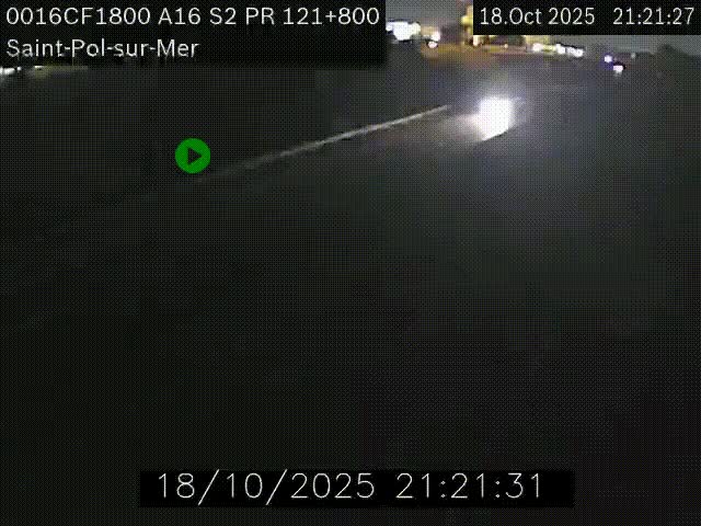 <h2>Webcam autoroute A16 à proximité de Dunkerque, à hauteur de la sortie Saint-Pol-sur-Mer. Vue orientée vers Calais</h2>