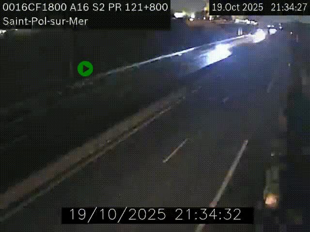 <h2>Webcam autoroute A16 à proximité de Dunkerque, à hauteur de la sortie Saint-Pol-sur-Mer. Vue orientée vers Calais</h2>