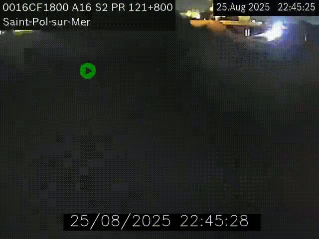 <h2>Webcam autoroute A16 à proximité de Dunkerque, à hauteur de la sortie Saint-Pol-sur-Mer. Vue orientée vers Calais</h2>