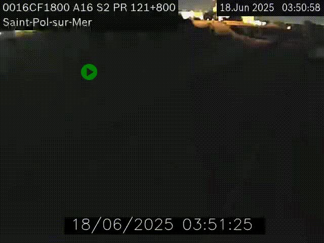 <h2>Webcam autoroute A16 à proximité de Dunkerque, à hauteur de la sortie Saint-Pol-sur-Mer. Vue orientée vers Calais</h2>