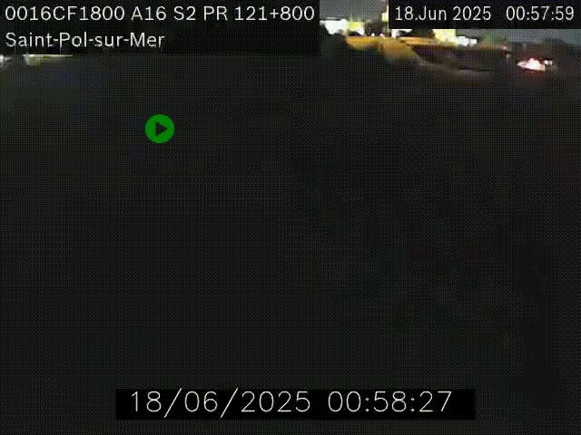 <h2>Webcam autoroute A16 à proximité de Dunkerque, à hauteur de la sortie Saint-Pol-sur-Mer. Vue orientée vers Calais</h2>