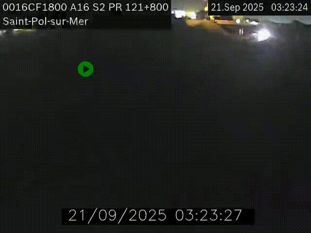 <h2>Webcam autoroute A16 à proximité de Dunkerque, à hauteur de la sortie Saint-Pol-sur-Mer. Vue orientée vers Calais</h2>