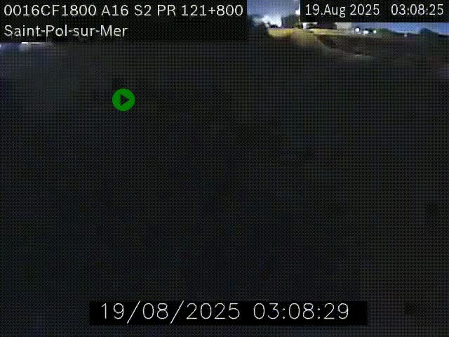 <h2>Webcam autoroute A16 à proximité de Dunkerque, à hauteur de la sortie Saint-Pol-sur-Mer. Vue orientée vers Calais</h2>