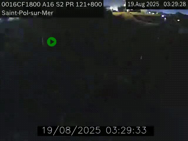 <h2>Webcam autoroute A16 à proximité de Dunkerque, à hauteur de la sortie Saint-Pol-sur-Mer. Vue orientée vers Calais</h2>