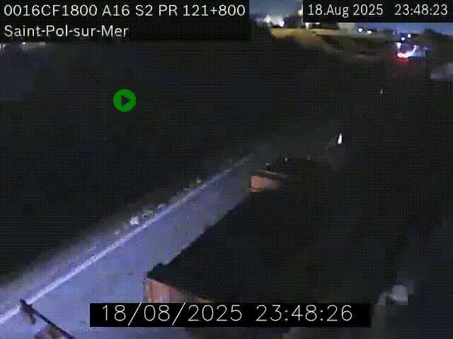 <h2>Webcam autoroute A16 à proximité de Dunkerque, à hauteur de la sortie Saint-Pol-sur-Mer. Vue orientée vers Calais</h2>