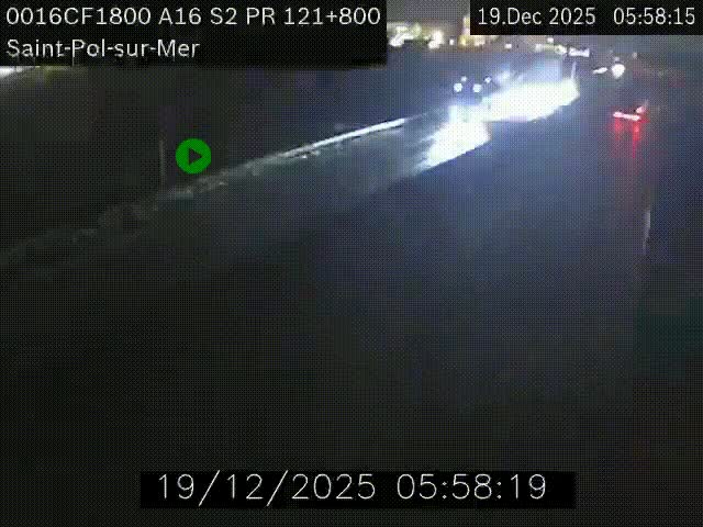 <h2>Webcam autoroute A16 à proximité de Dunkerque, à hauteur de la sortie Saint-Pol-sur-Mer. Vue orientée vers Calais</h2>