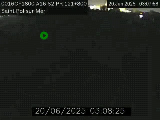 <h2>Webcam autoroute A16 à proximité de Dunkerque, à hauteur de la sortie Saint-Pol-sur-Mer. Vue orientée vers Calais</h2>