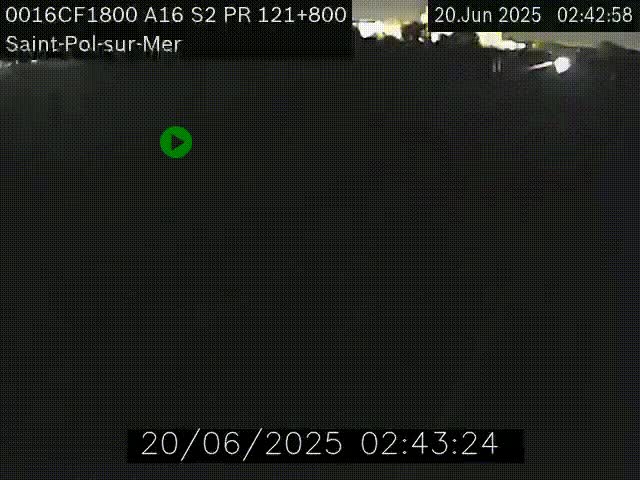<h2>Webcam autoroute A16 à proximité de Dunkerque, à hauteur de la sortie Saint-Pol-sur-Mer. Vue orientée vers Calais</h2>