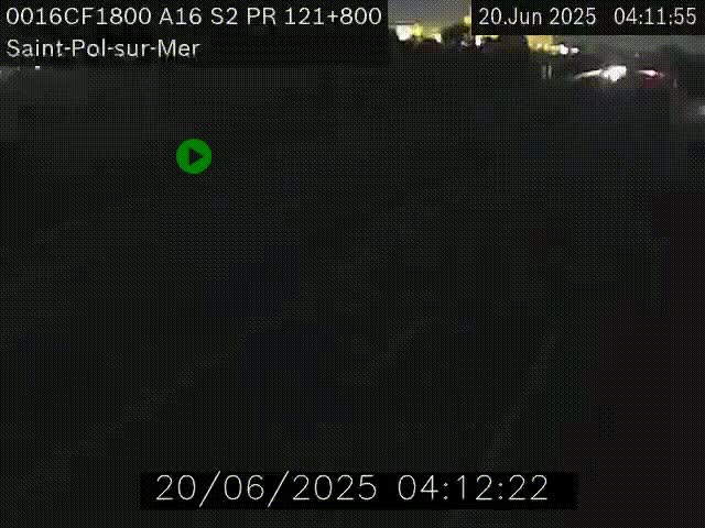 <h2>Webcam autoroute A16 à proximité de Dunkerque, à hauteur de la sortie Saint-Pol-sur-Mer. Vue orientée vers Calais</h2>