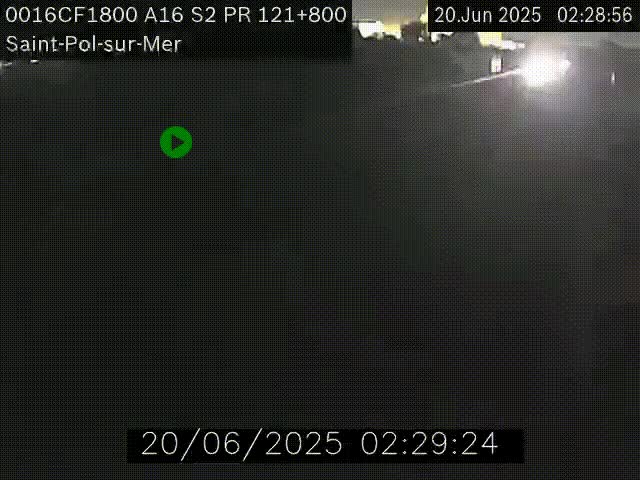 <h2>Webcam autoroute A16 à proximité de Dunkerque, à hauteur de la sortie Saint-Pol-sur-Mer. Vue orientée vers Calais</h2>