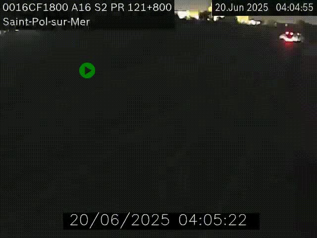 <h2>Webcam autoroute A16 à proximité de Dunkerque, à hauteur de la sortie Saint-Pol-sur-Mer. Vue orientée vers Calais</h2>