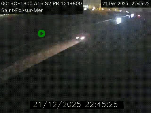<h2>Webcam autoroute A16 à proximité de Dunkerque, à hauteur de la sortie Saint-Pol-sur-Mer. Vue orientée vers Calais</h2>