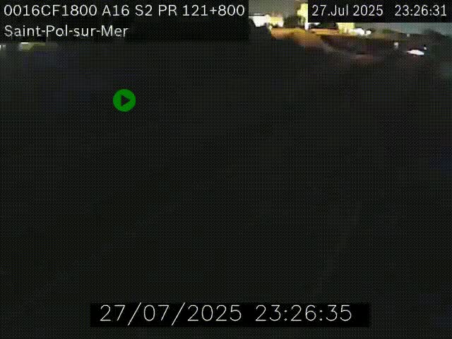 <h2>Webcam autoroute A16 à proximité de Dunkerque, à hauteur de la sortie Saint-Pol-sur-Mer. Vue orientée vers Calais</h2>