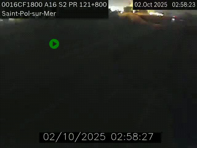 <h2>Webcam autoroute A16 à proximité de Dunkerque, à hauteur de la sortie Saint-Pol-sur-Mer. Vue orientée vers Calais</h2>