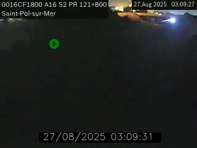 <h2>Webcam autoroute A16 à proximité de Dunkerque, à hauteur de la sortie Saint-Pol-sur-Mer. Vue orientée vers Calais</h2>
