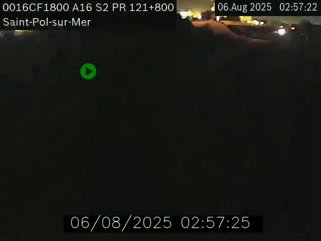 <h2>Webcam autoroute A16 à proximité de Dunkerque, à hauteur de la sortie Saint-Pol-sur-Mer. Vue orientée vers Calais</h2>
