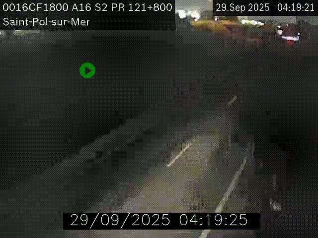 <h2>Webcam autoroute A16 à proximité de Dunkerque, à hauteur de la sortie Saint-Pol-sur-Mer. Vue orientée vers Calais</h2>