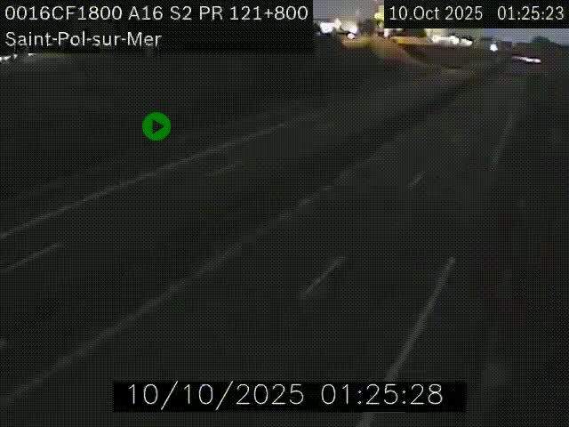 <h2>Webcam autoroute A16 à proximité de Dunkerque, à hauteur de la sortie Saint-Pol-sur-Mer. Vue orientée vers Calais</h2>