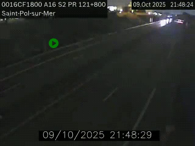 <h2>Webcam autoroute A16 à proximité de Dunkerque, à hauteur de la sortie Saint-Pol-sur-Mer. Vue orientée vers Calais</h2>