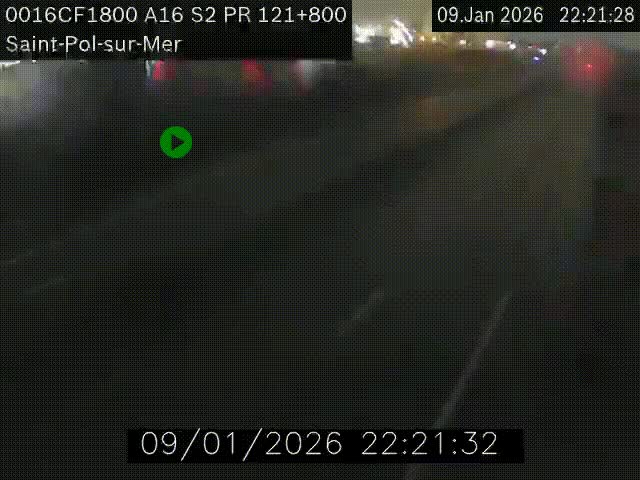 <h2>Webcam autoroute A16 à proximité de Dunkerque, à hauteur de la sortie Saint-Pol-sur-Mer. Vue orientée vers Calais</h2>