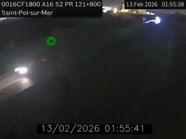 <h2>Webcam autoroute A16 à proximité de Dunkerque, à hauteur de la sortie Saint-Pol-sur-Mer. Vue orientée vers Calais</h2>