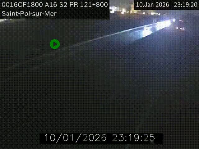 <h2>Webcam autoroute A16 à proximité de Dunkerque, à hauteur de la sortie Saint-Pol-sur-Mer. Vue orientée vers Calais</h2>