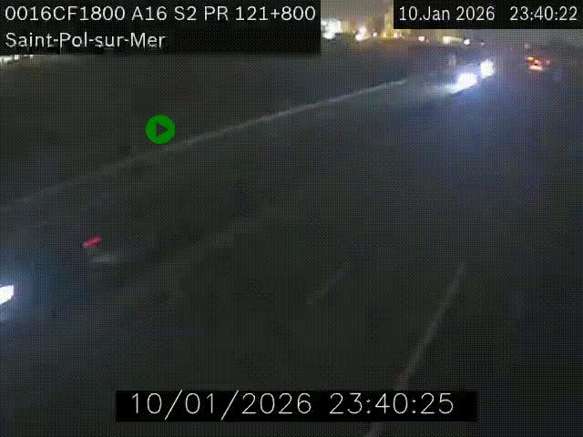 <h2>Webcam autoroute A16 à proximité de Dunkerque, à hauteur de la sortie Saint-Pol-sur-Mer. Vue orientée vers Calais</h2>