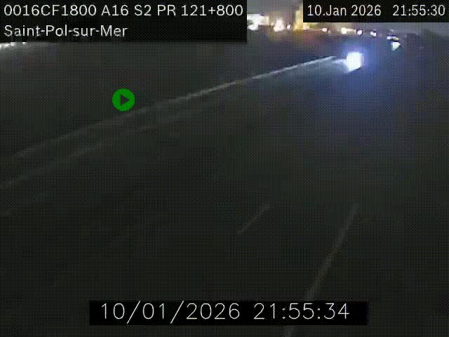 <h2>Webcam autoroute A16 à proximité de Dunkerque, à hauteur de la sortie Saint-Pol-sur-Mer. Vue orientée vers Calais</h2>