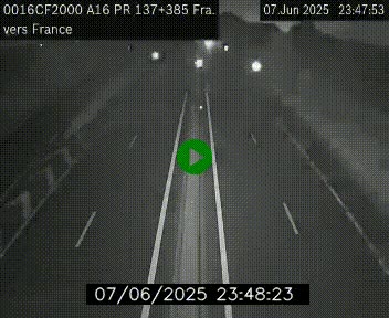 <h2>Webcam à la frontière franco-belge au niveau de Bray-Dunes/De-Panne sur l'autoroute A16. Vue orientée vers Calais</h2>