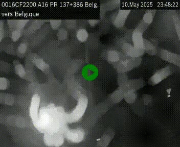 <h2>Webcam à la frontière franco-belge au niveau de Bray-Dunes/De-Panne sur l'autoroute A16. Vue orientée vers la Belgique</h2>