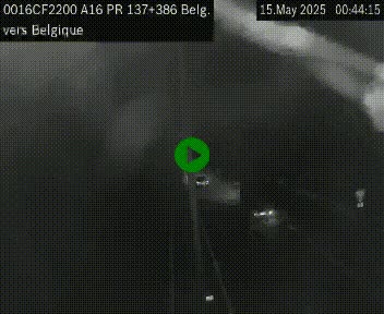 <h2>Webcam à la frontière franco-belge au niveau de Bray-Dunes/De-Panne sur l'autoroute A16. Vue orientée vers la Belgique</h2>