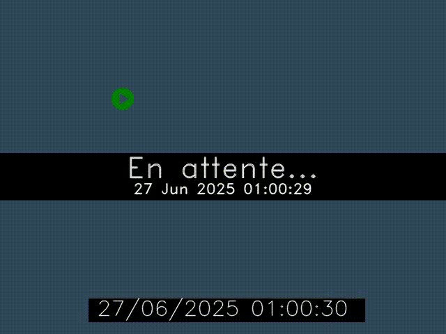 <h2>Webcam à la frontière franco-belge au niveau de Bray-Dunes/De-Panne sur l'autoroute A16. Vue orientée vers la Belgique</h2>