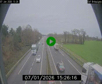 <h2>Webcam sur le périphérique de Rennes (N136) à hauteur du quartier Bréquigny, au sud de la ville</h2>