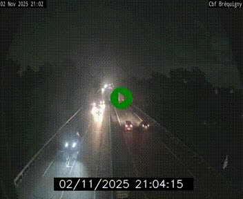 Webcam sur le périphérique de Rennes (N136) à hauteur du quartier Bréquigny, au sud de la ville