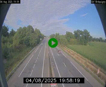 Webcam sur le périphérique de Rennes (N136) à hauteur du quartier Bréquigny, au sud de la ville