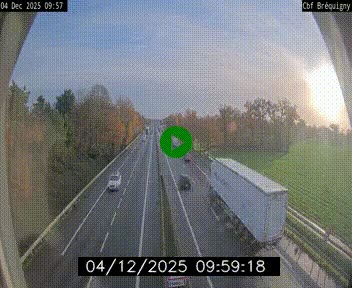 <h2>Webcam sur le périphérique de Rennes (N136) à hauteur du quartier Bréquigny, au sud de la ville</h2>