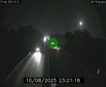 Webcam sur le périphérique de Rennes (N136) à hauteur du quartier Bréquigny, au sud de la ville