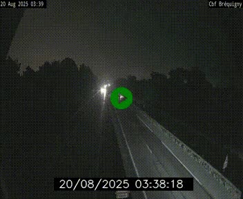 Webcam sur le périphérique de Rennes (N136) à hauteur du quartier Bréquigny, au sud de la ville