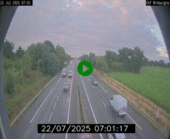 <h2>Webcam sur le périphérique de Rennes (N136) à hauteur du quartier Bréquigny, au sud de la ville</h2>