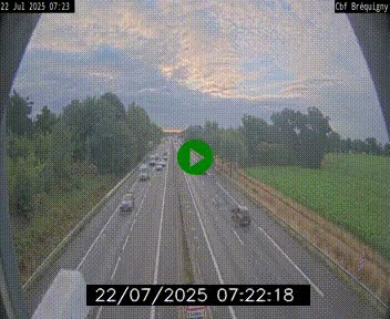 <h2>Webcam sur le périphérique de Rennes (N136) à hauteur du quartier Bréquigny, au sud de la ville</h2>