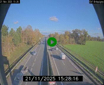 <h2>Webcam sur le périphérique de Rennes (N136) à hauteur du quartier Bréquigny, au sud de la ville</h2>