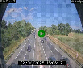 <h2>Webcam sur le périphérique de Rennes (N136) à hauteur du quartier Bréquigny, au sud de la ville</h2>