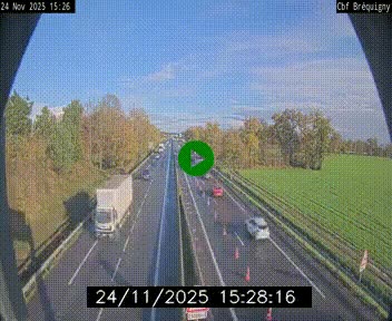 <h2>Webcam sur le périphérique de Rennes (N136) à hauteur du quartier Bréquigny, au sud de la ville</h2>