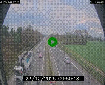 Webcam sur le périphérique de Rennes (N136) à hauteur du quartier Bréquigny, au sud de la ville