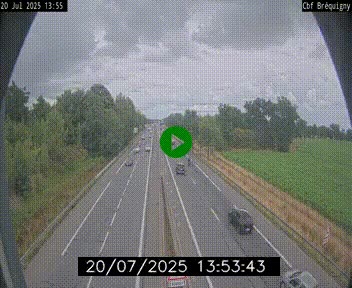 <h2>Webcam sur le périphérique de Rennes (N136) à hauteur du quartier Bréquigny, au sud de la ville</h2>
